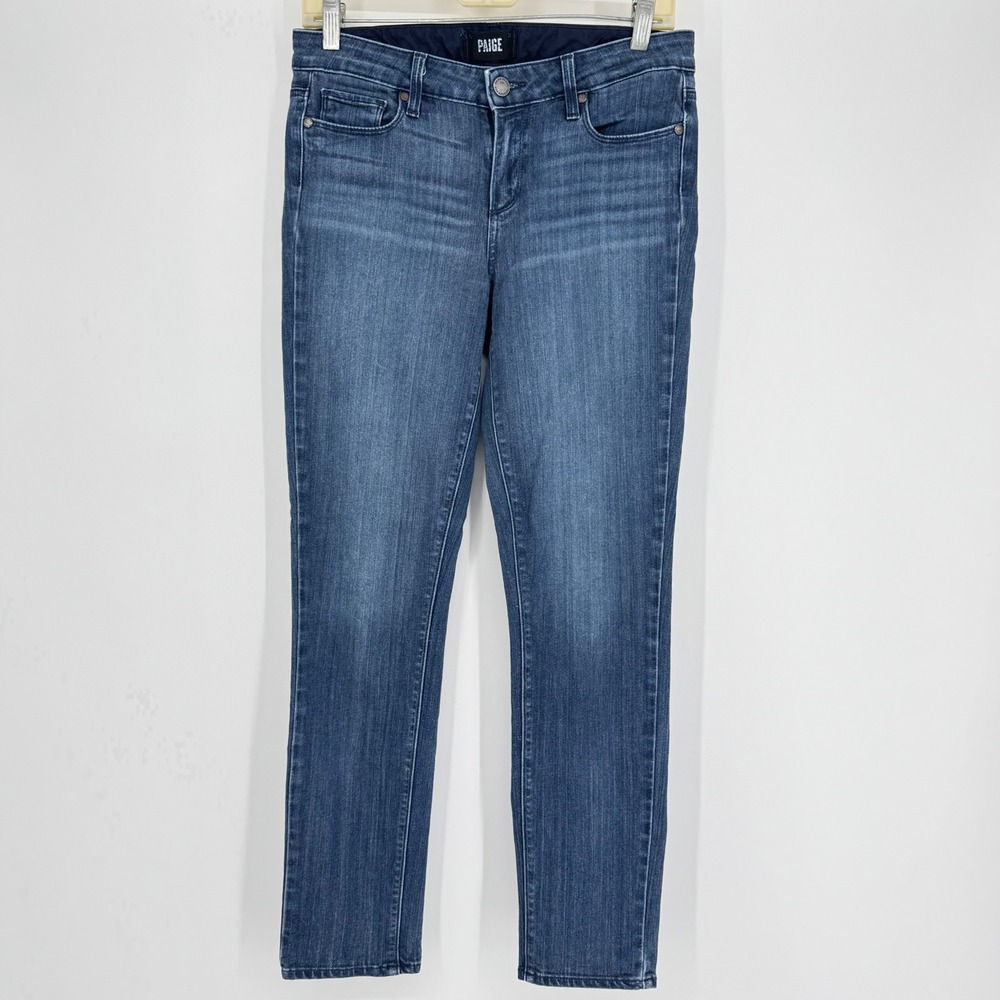 Paige Skyline Ankle Peg Jeans‎ Womens Size 28 Medium Wash Denim